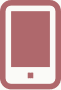 A pink and white phone with the screen turned on.
